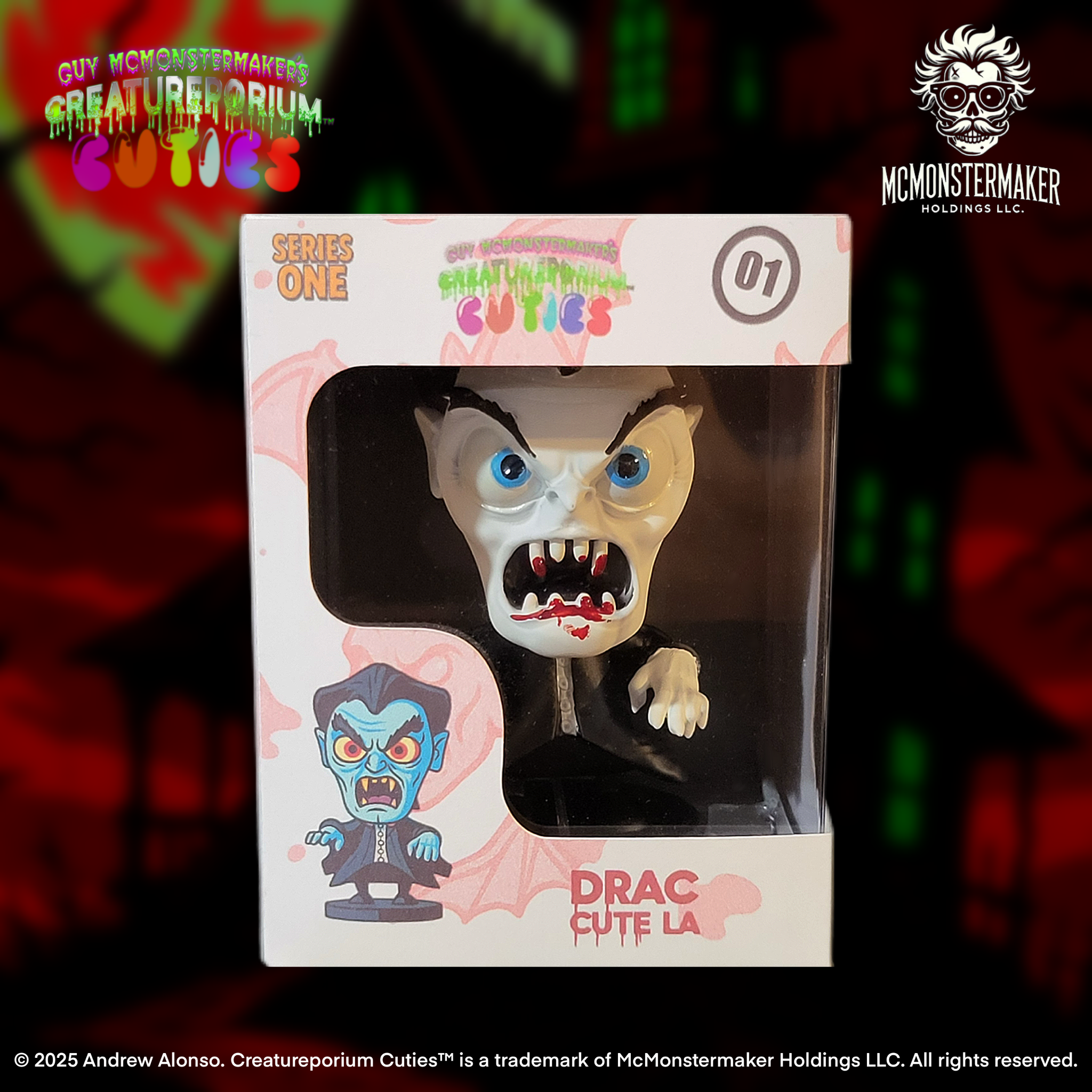 Drac-Cute-La, a digitally sculpted horror collectible by The Creatureporium in Texas