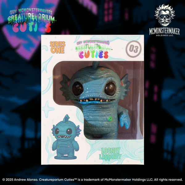 Looney Lagooney, a digitally sculpted horror collectible by The Creatureporium in Texas