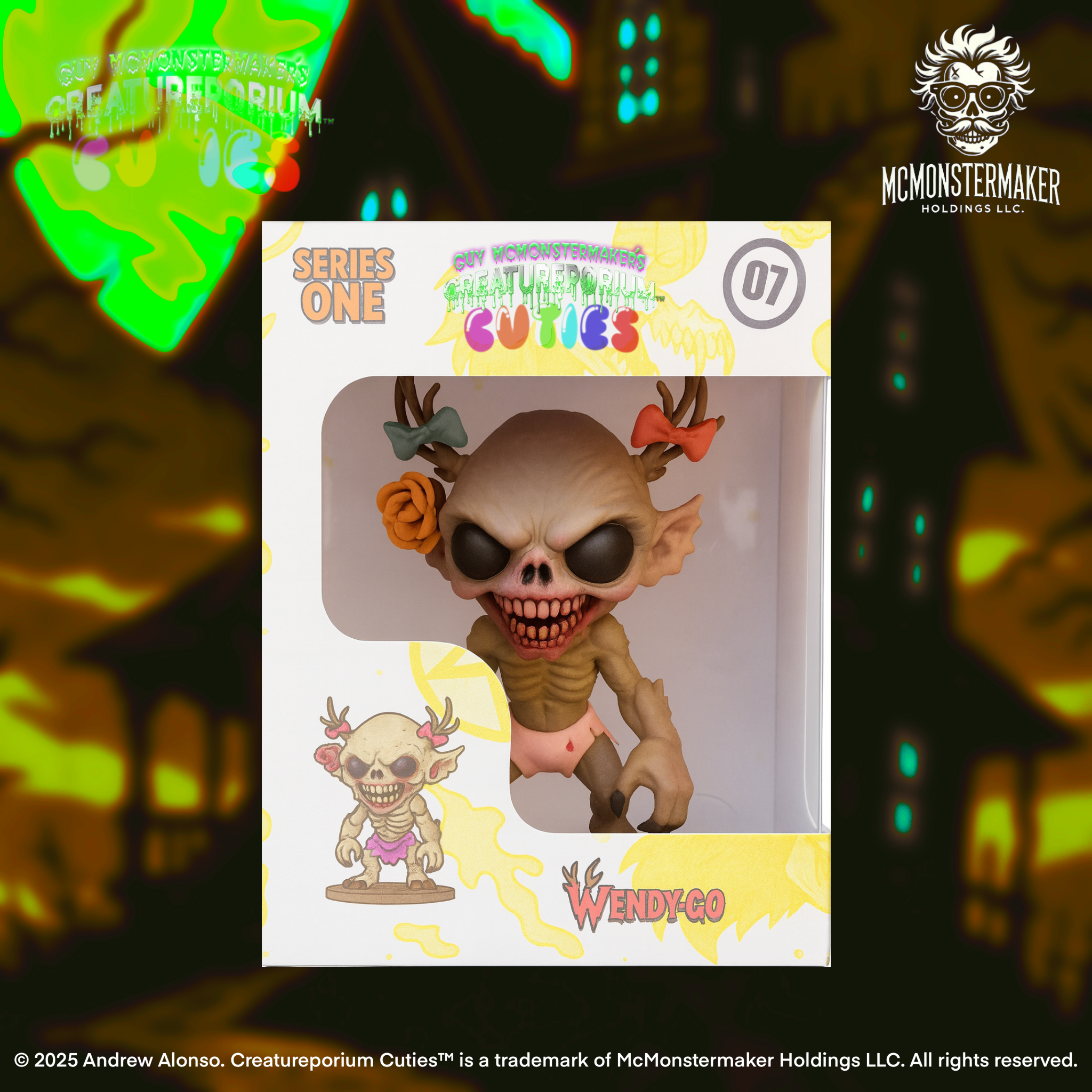 Wendy-Go, a digitally sculpted horror collectible by The Creatureporium in Texas