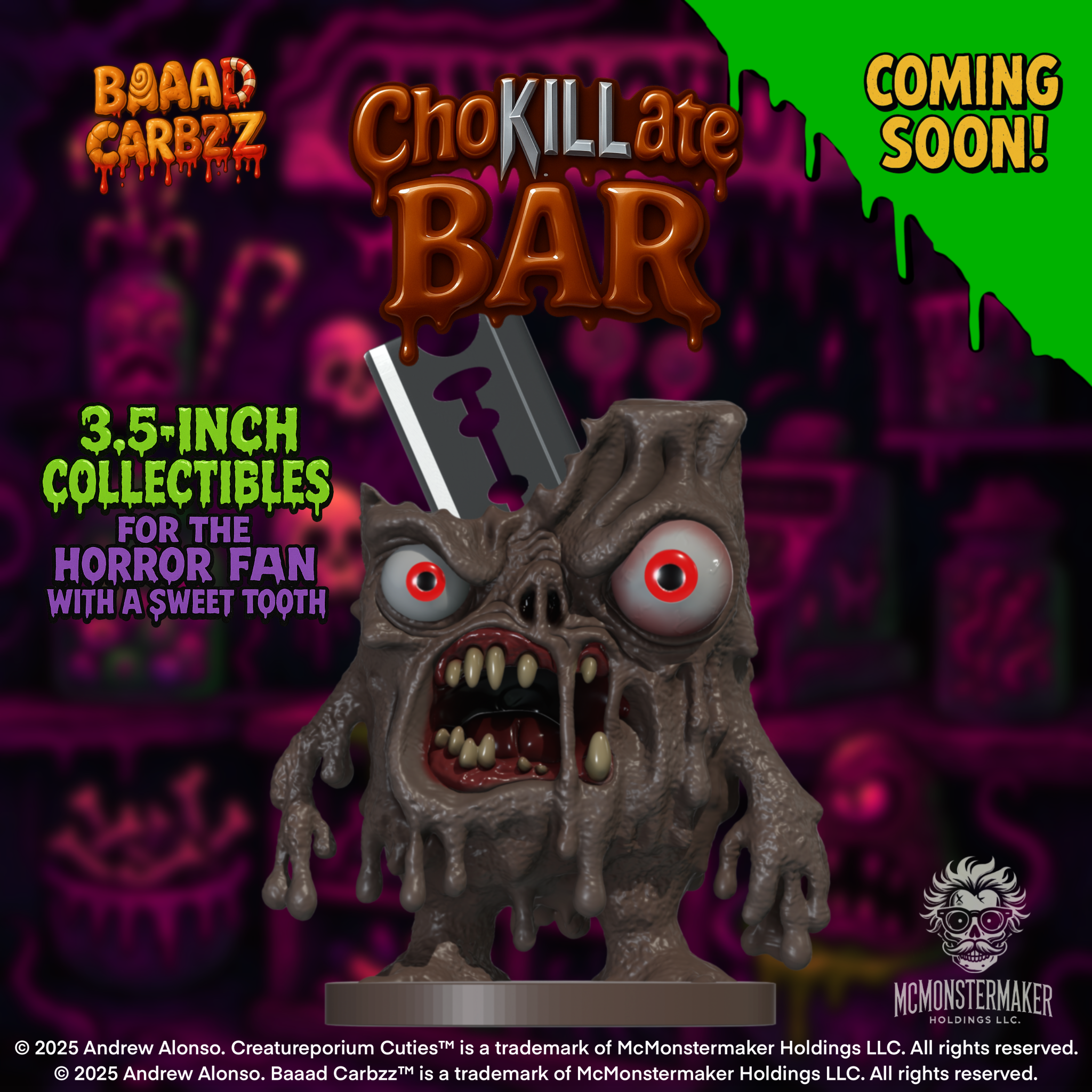 ChoKILLate™ collectible figure from Baaad Carbzzz™ by The Creatureporium