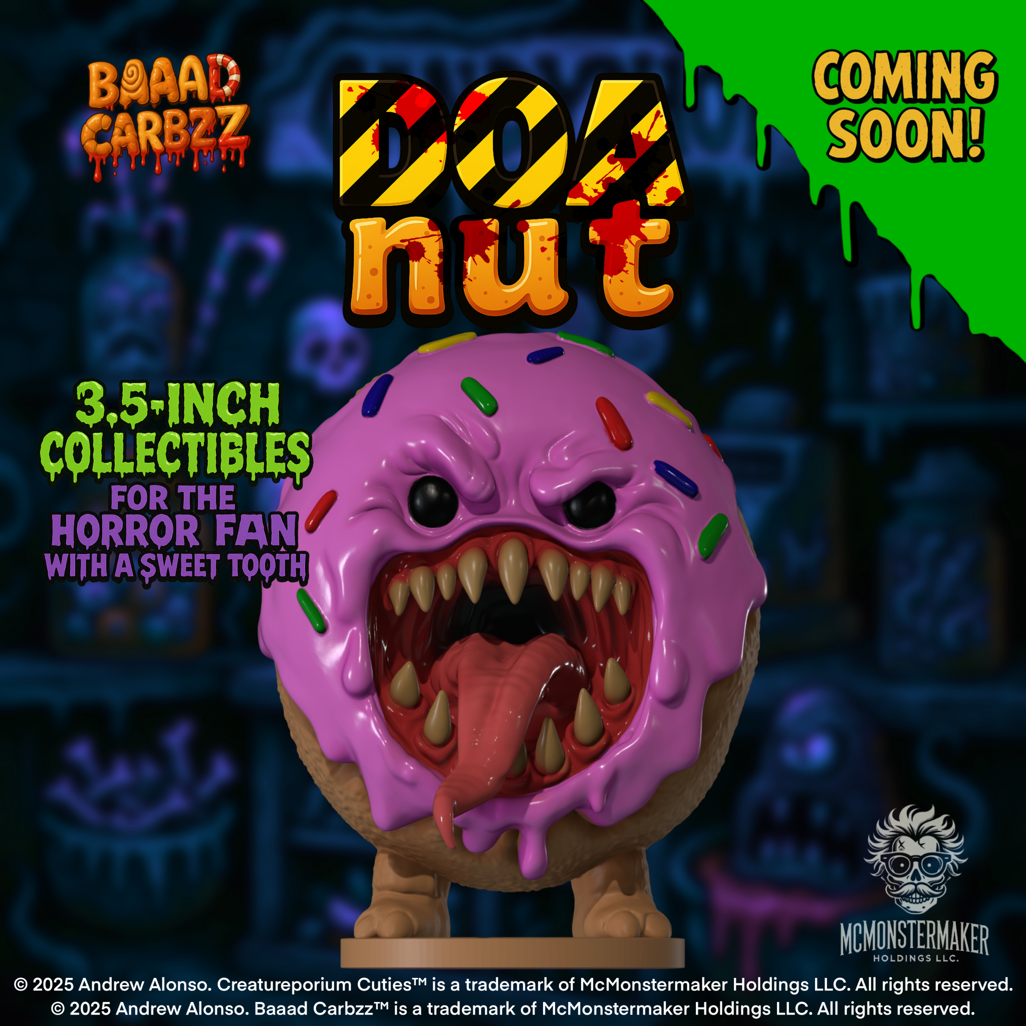 DOAnut™ collectible figure from Baaad Carbzzz™ by The Creatureporium